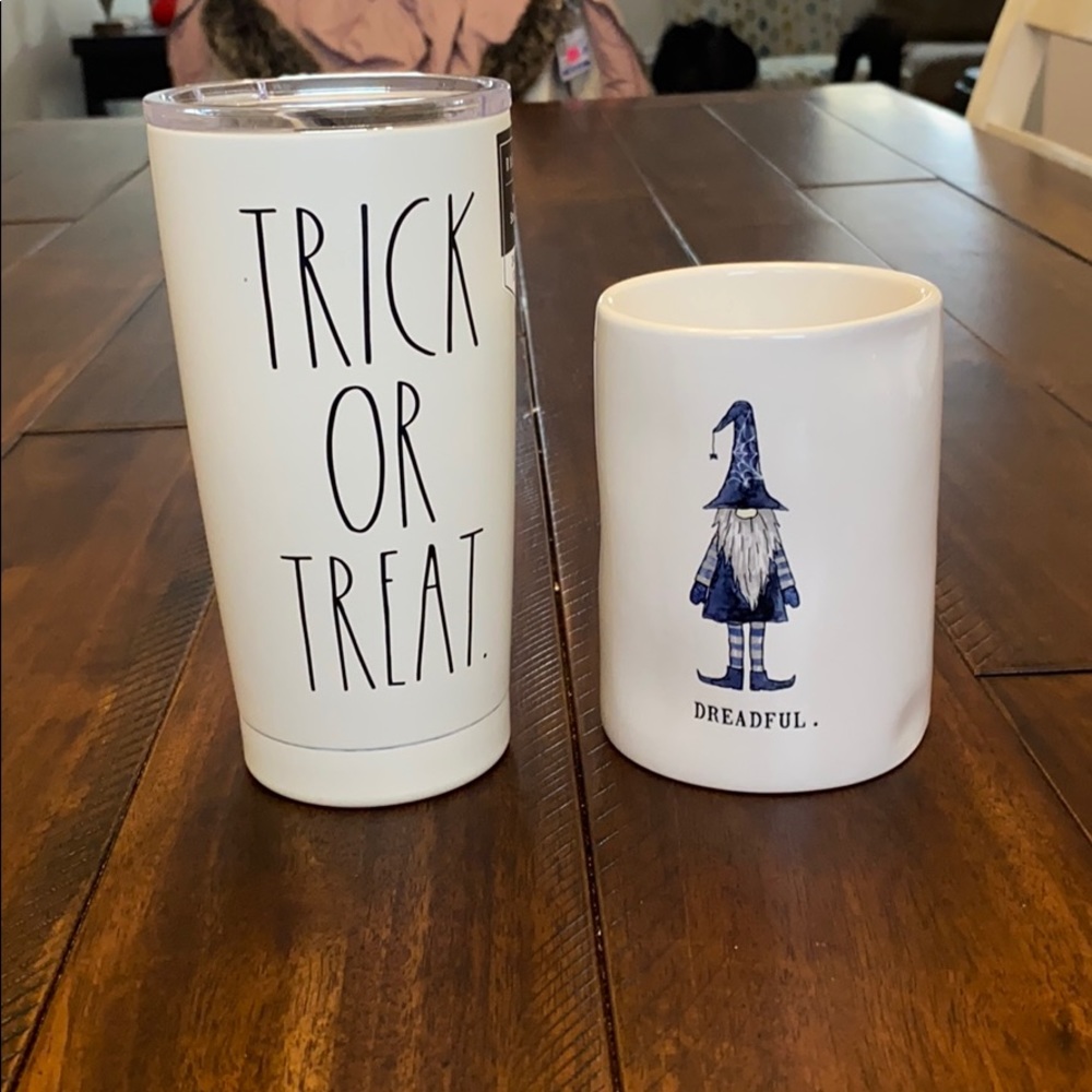 Rae Dunn Halloween Travelers Mug / Dreadful Candle